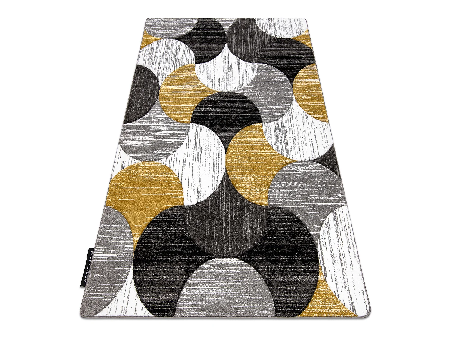 Tapis ALTER Geo coquillages or 80x150 cm
