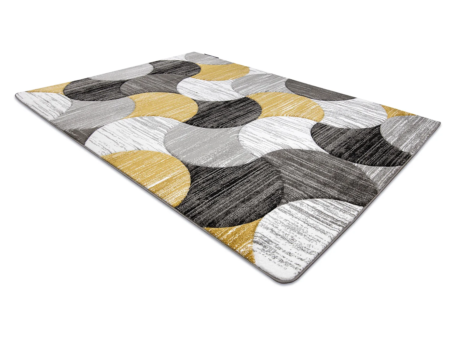 Tapis ALTER Geo coquillages or 240x330 cm