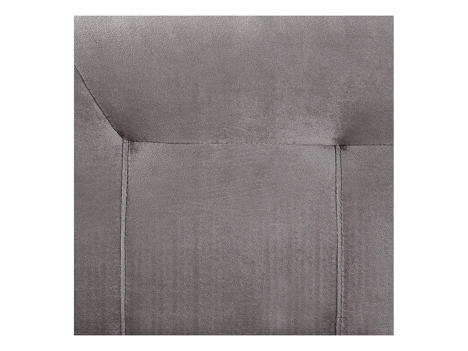 Lit Boxspring Velours MARQUISE 160 x 200 cm Gris