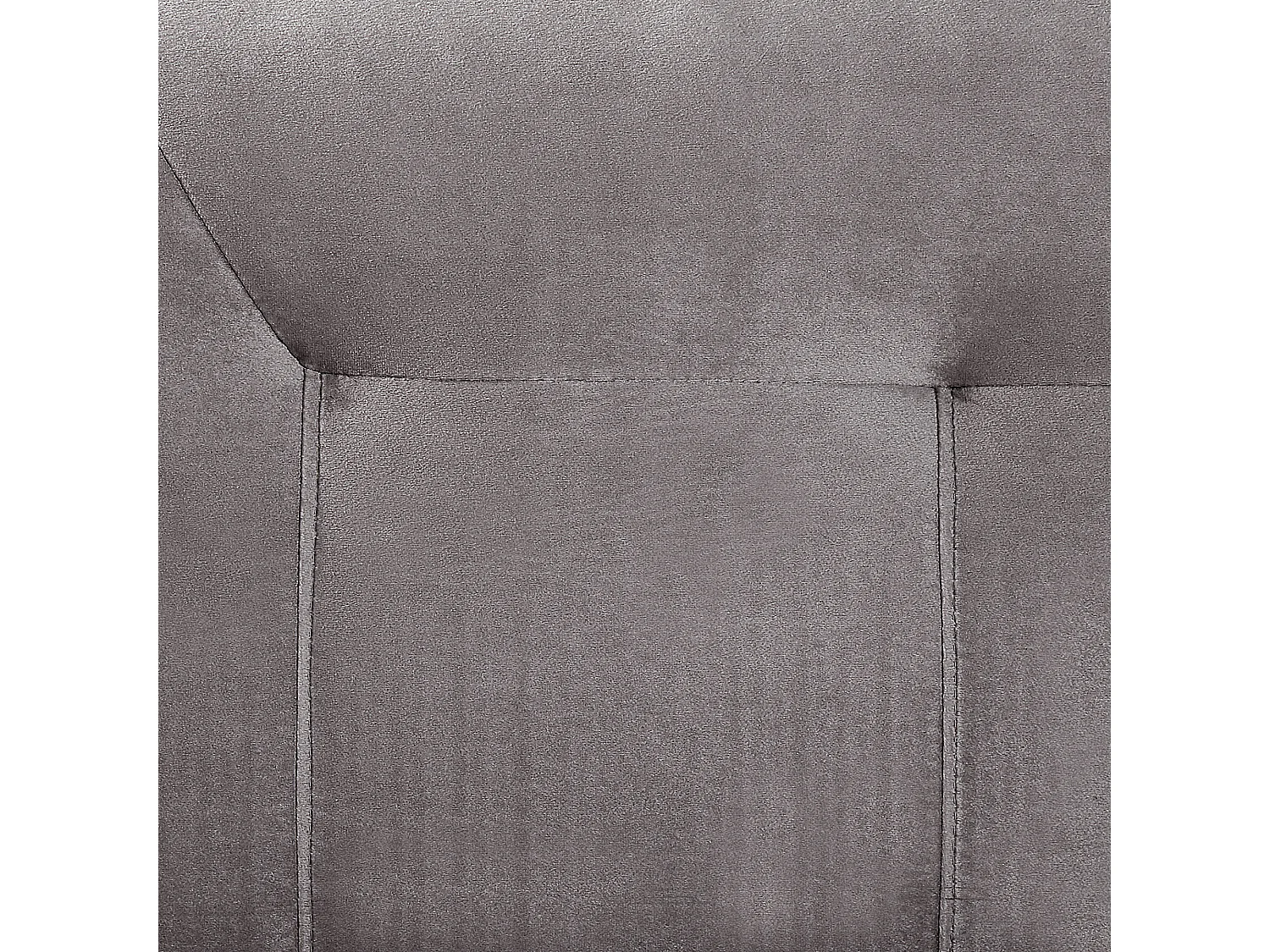 Lit Boxspring Velours MARQUISE 160 x 200 cm Gris