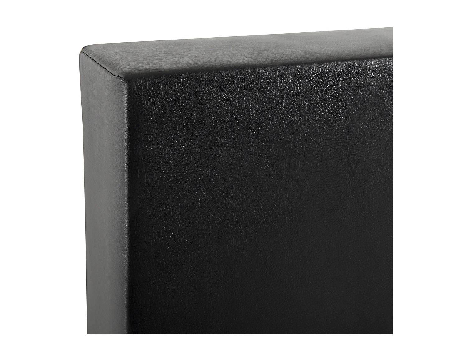 Cama continental Piel sintética PRESIDENT 180 x 200 cm Negro