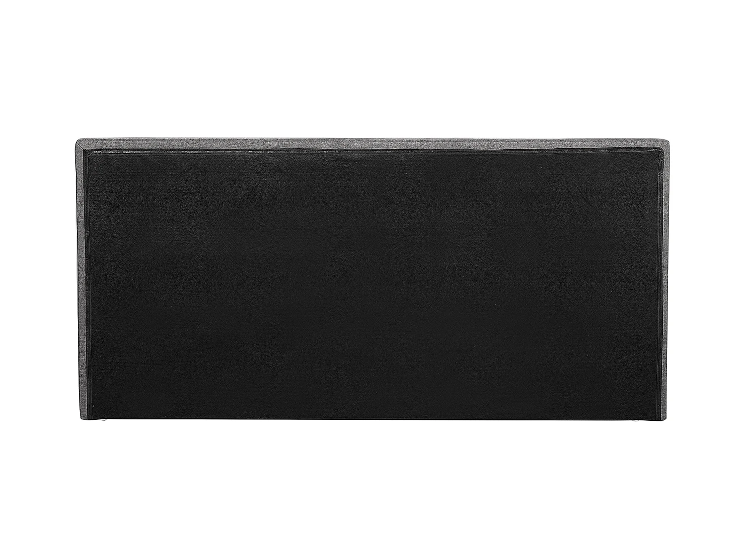 Lit Boxspring Tissu PRESIDENT 180 x 200 cm Gris foncé