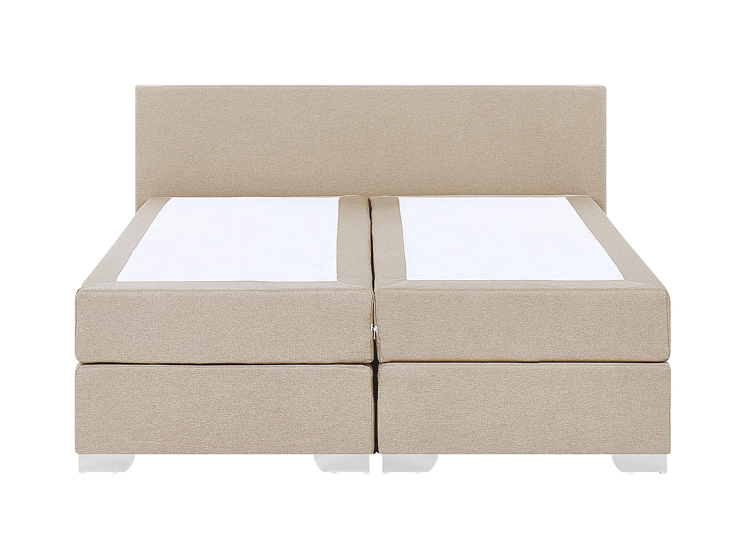 Boxspring Stof PRESIDENT 160 x 200 cm Beige