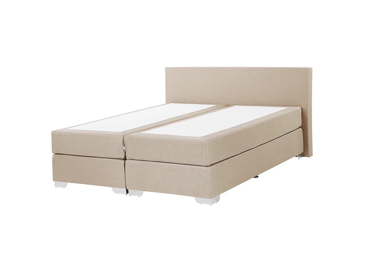 Divan Bed Fabric PRESIDENT 160 x 200 cm (EU King Size) Beige