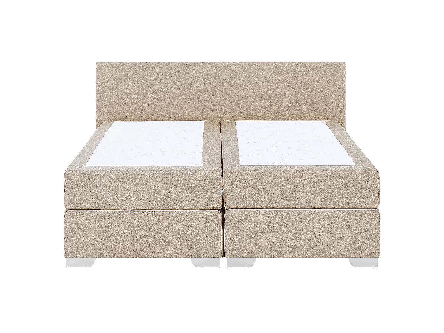 Divan Bed Fabric PRESIDENT 160 x 200 cm (EU King Size) Beige