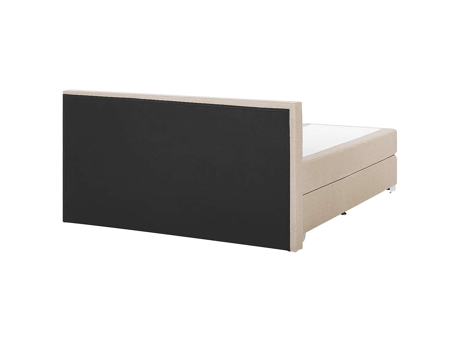 Divan Bed Fabric PRESIDENT 160 x 200 cm (EU King Size) Beige