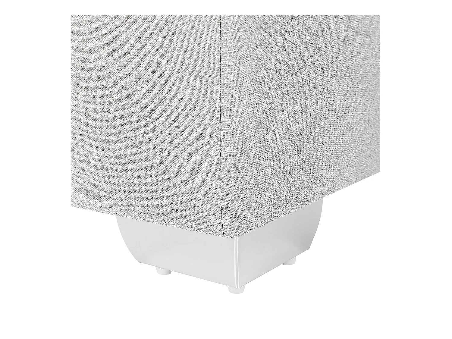 Boxspring Stof PRESIDENT 160 x 200 cm Lichtgrijs