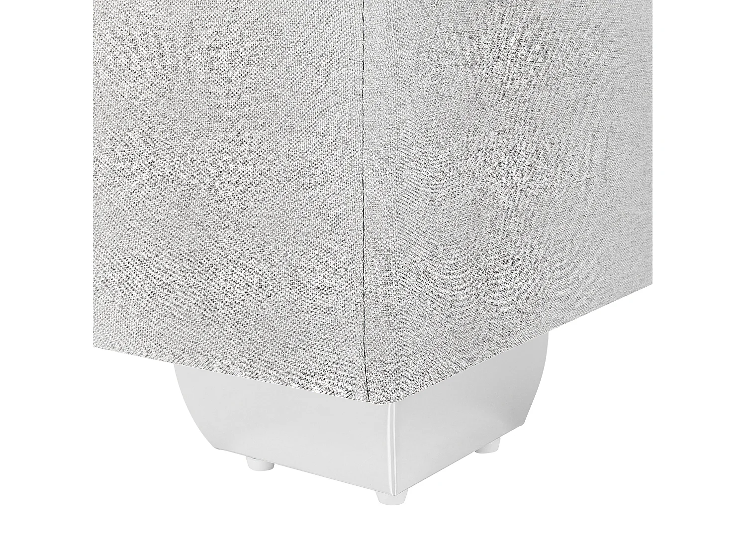 Boxspring Stof PRESIDENT 160 x 200 cm Lichtgrijs