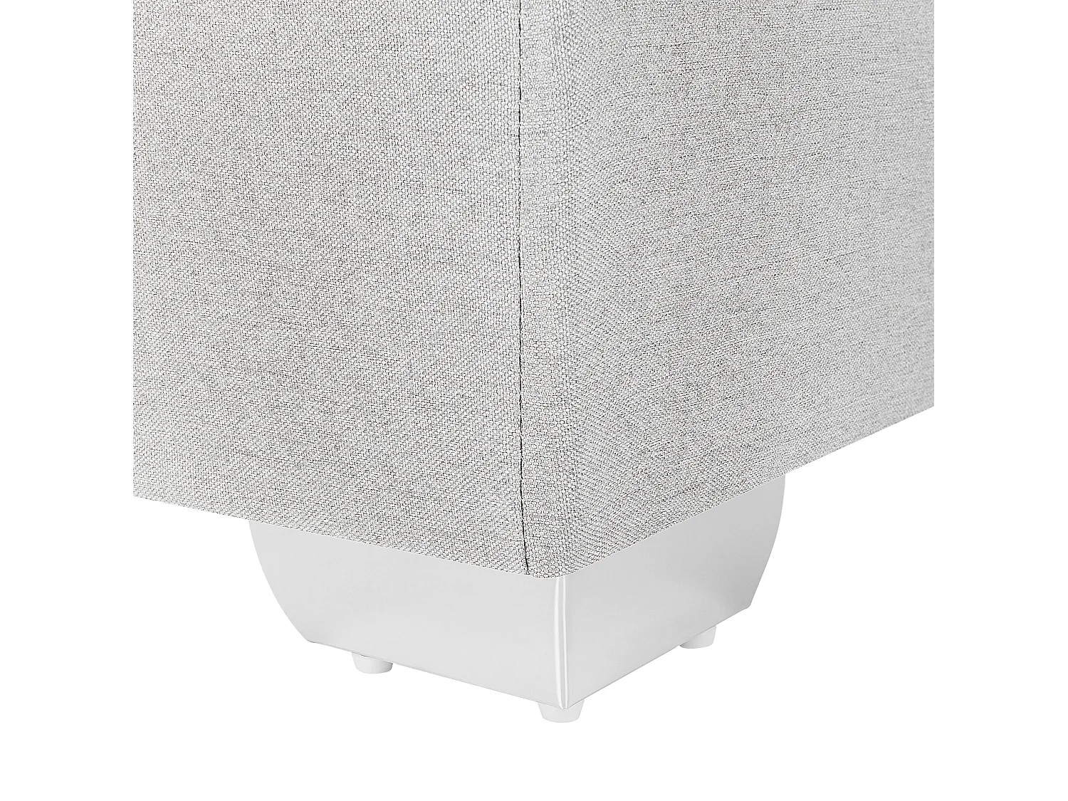 Boxspring Stof PRESIDENT 160 x 200 cm Lichtgrijs