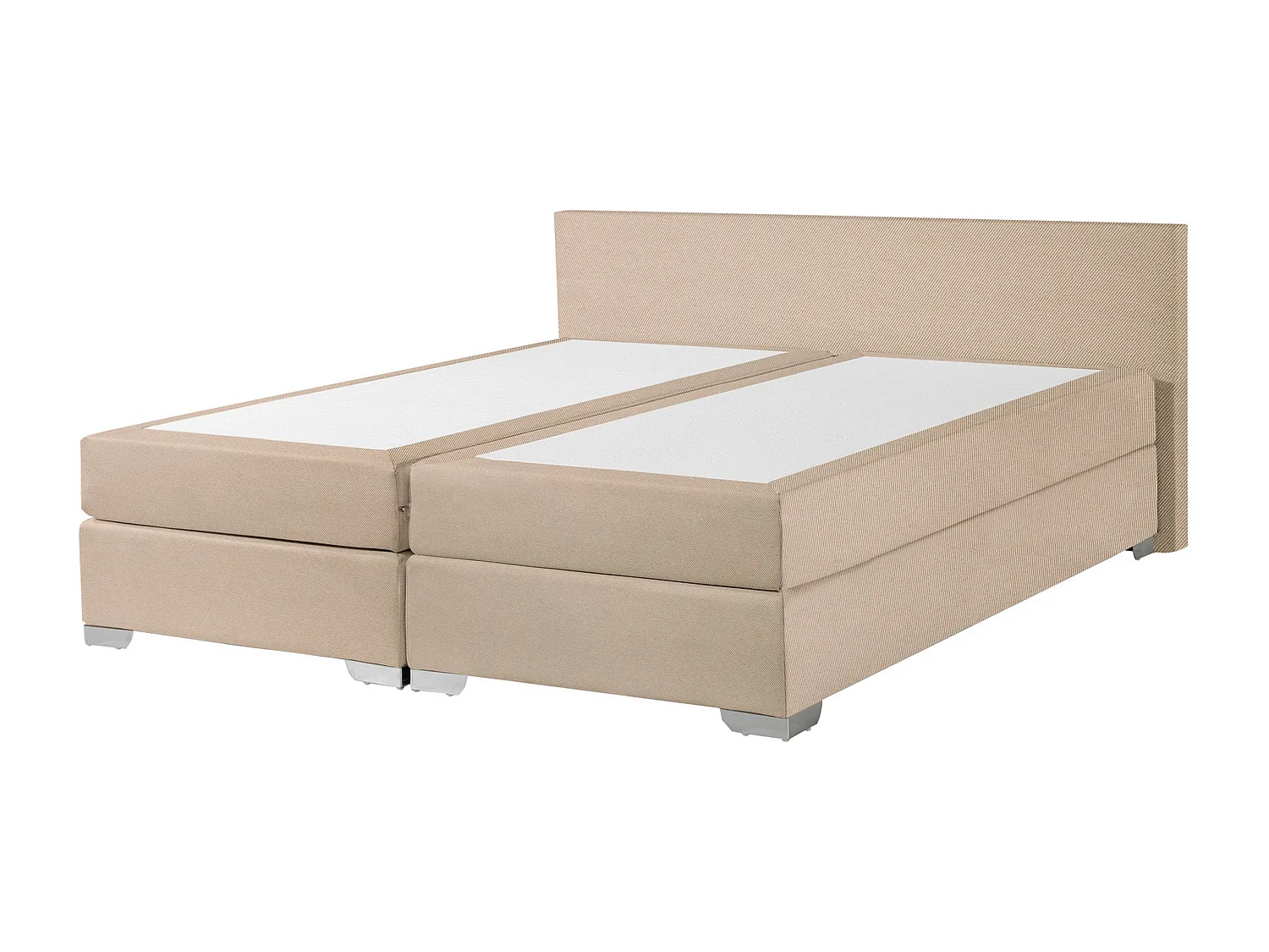 Boxspring Stof PRESIDENT 180 x 200 cm Beige
