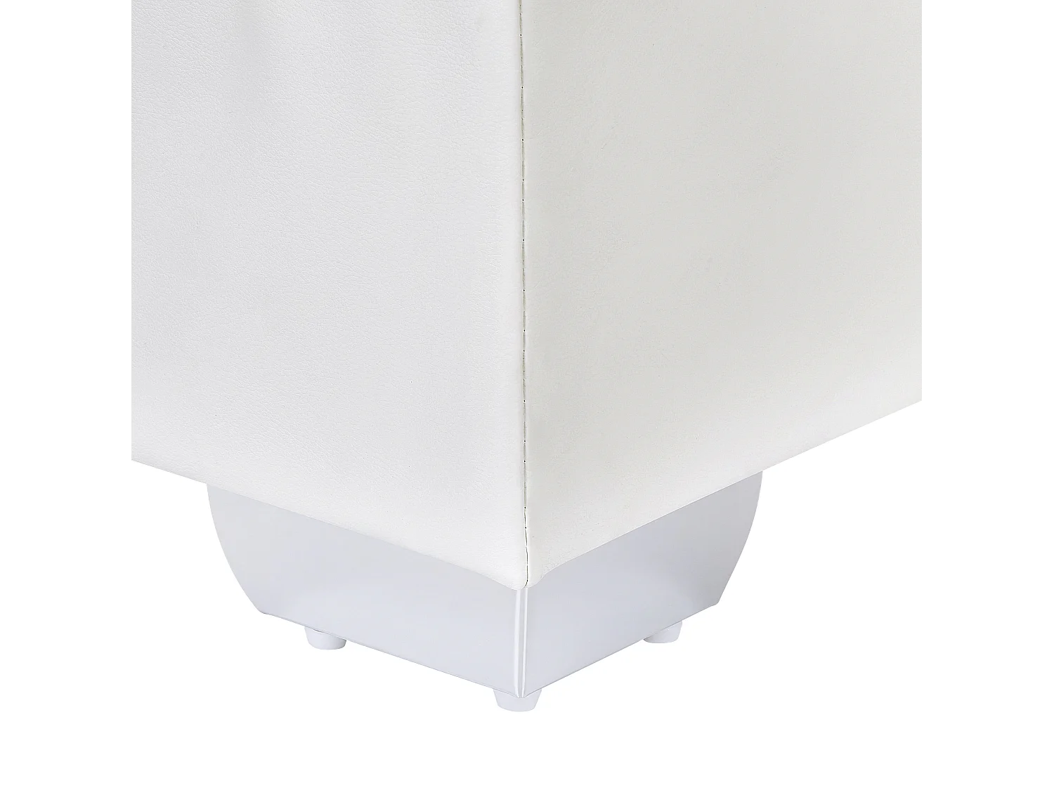 Boxspring Kunstleer PRESIDENT 160 x 200 cm Wit