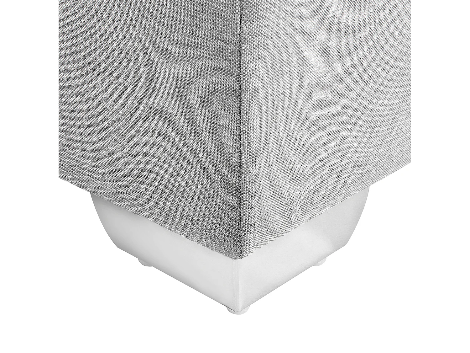 Lit Boxspring Tissu ADMIRAL 180 x 200 cm Gris clair