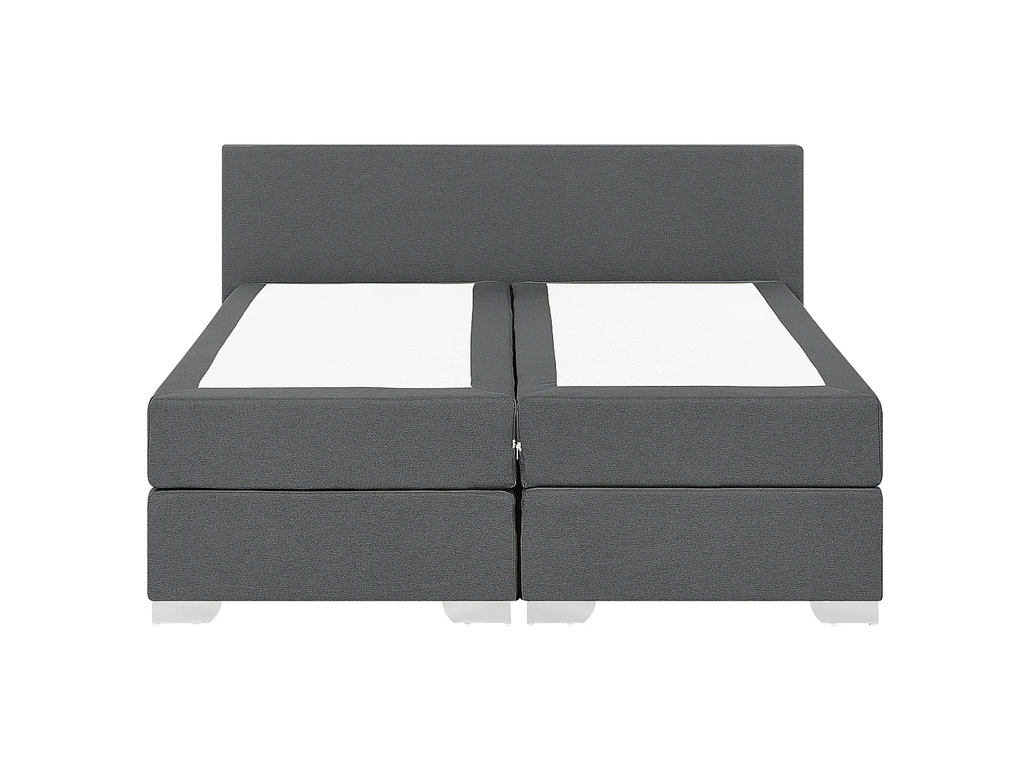 Boxspring Stof PRESIDENT 160 x 200 cm Donkergrijs
