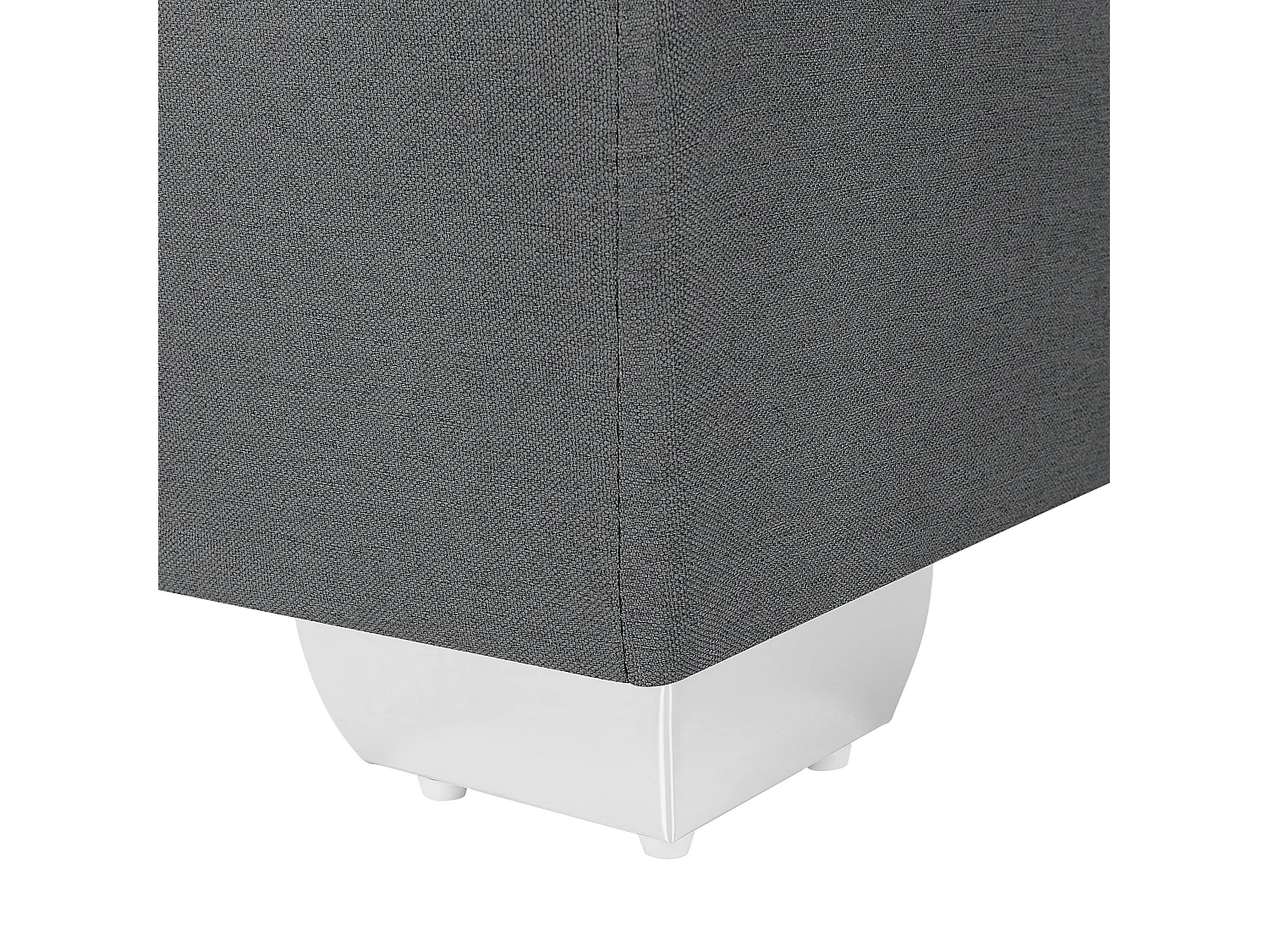 Boxspring Stof PRESIDENT 160 x 200 cm Donkergrijs