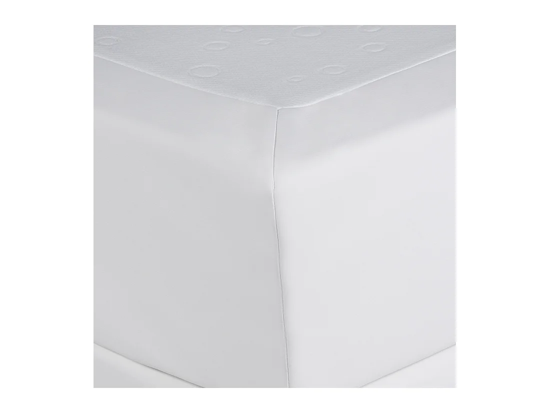 Lit Boxspring Cuir PU PRESIDENT 180 x 200 cm Blanc