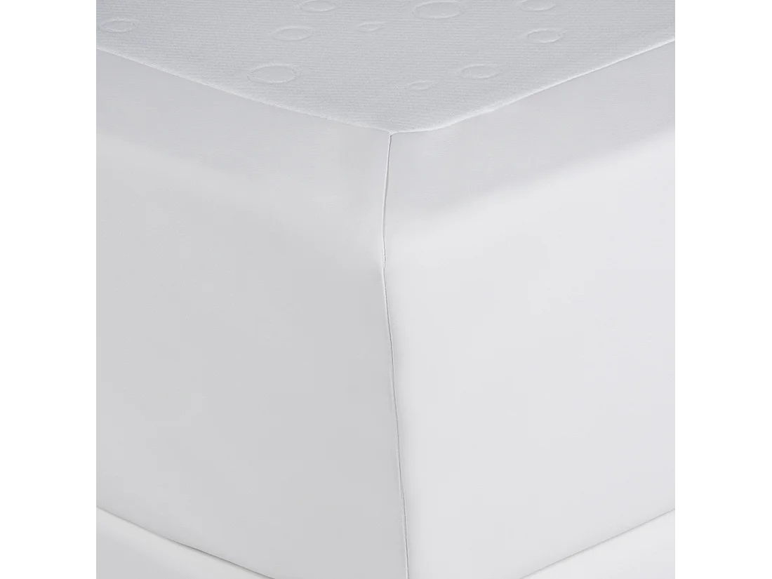 Cama continental Piel sintética PRESIDENT 180 x 200 cm Blanco