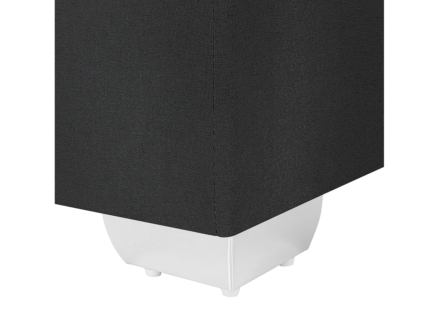 Boxspringbett Polsterbezug schwarz 160 x 200 cm President