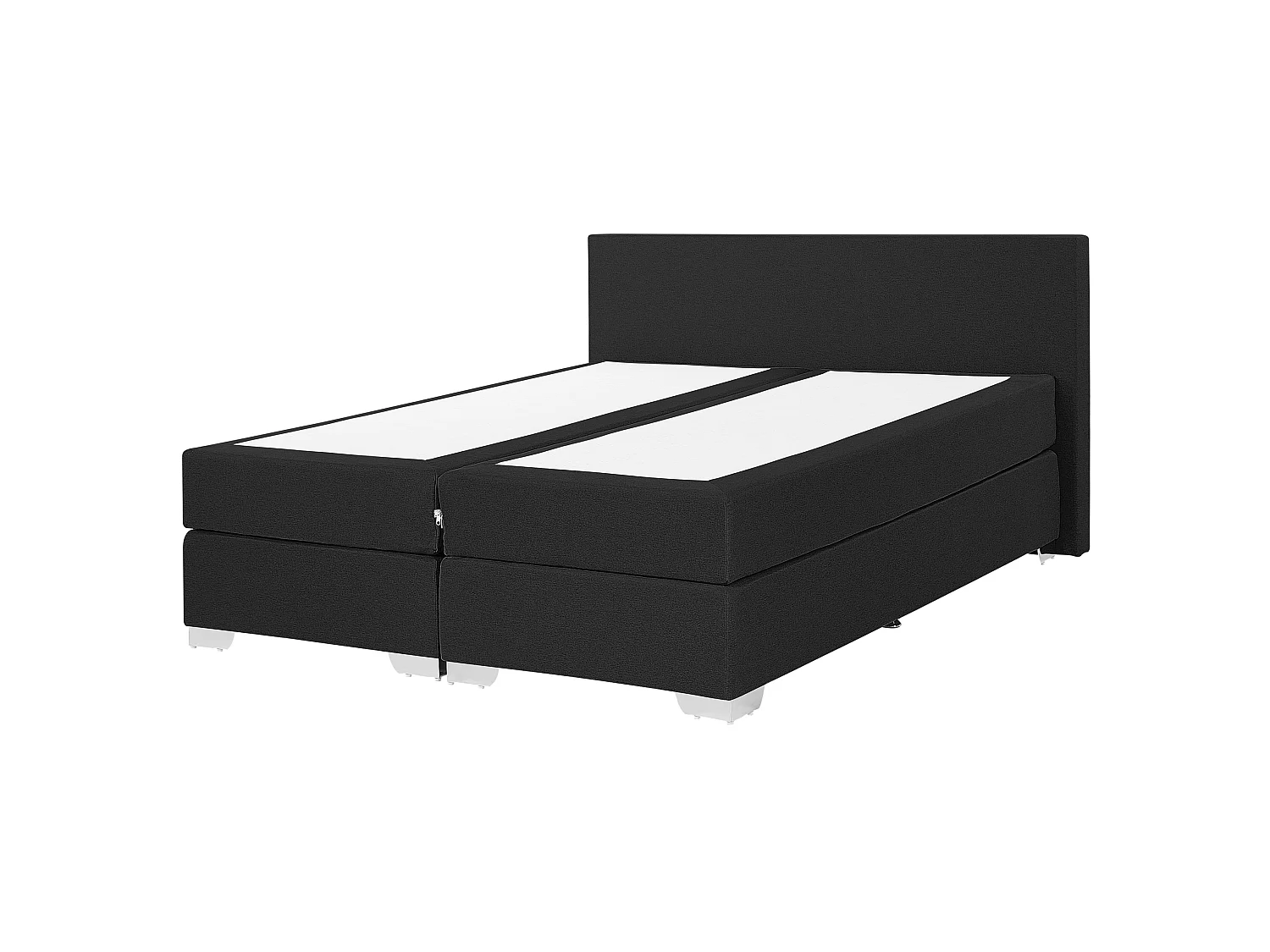 Boxspring Stof PRESIDENT 160 x 200 cm Zwart