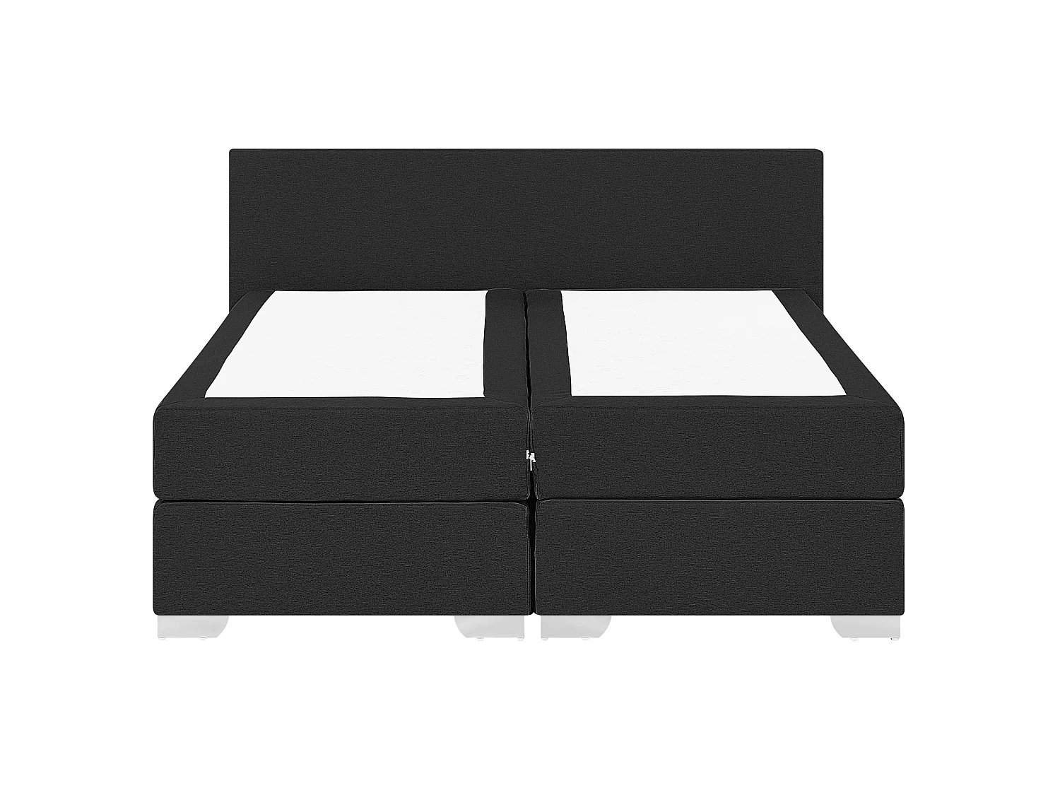 Boxspring Stof PRESIDENT 160 x 200 cm Zwart