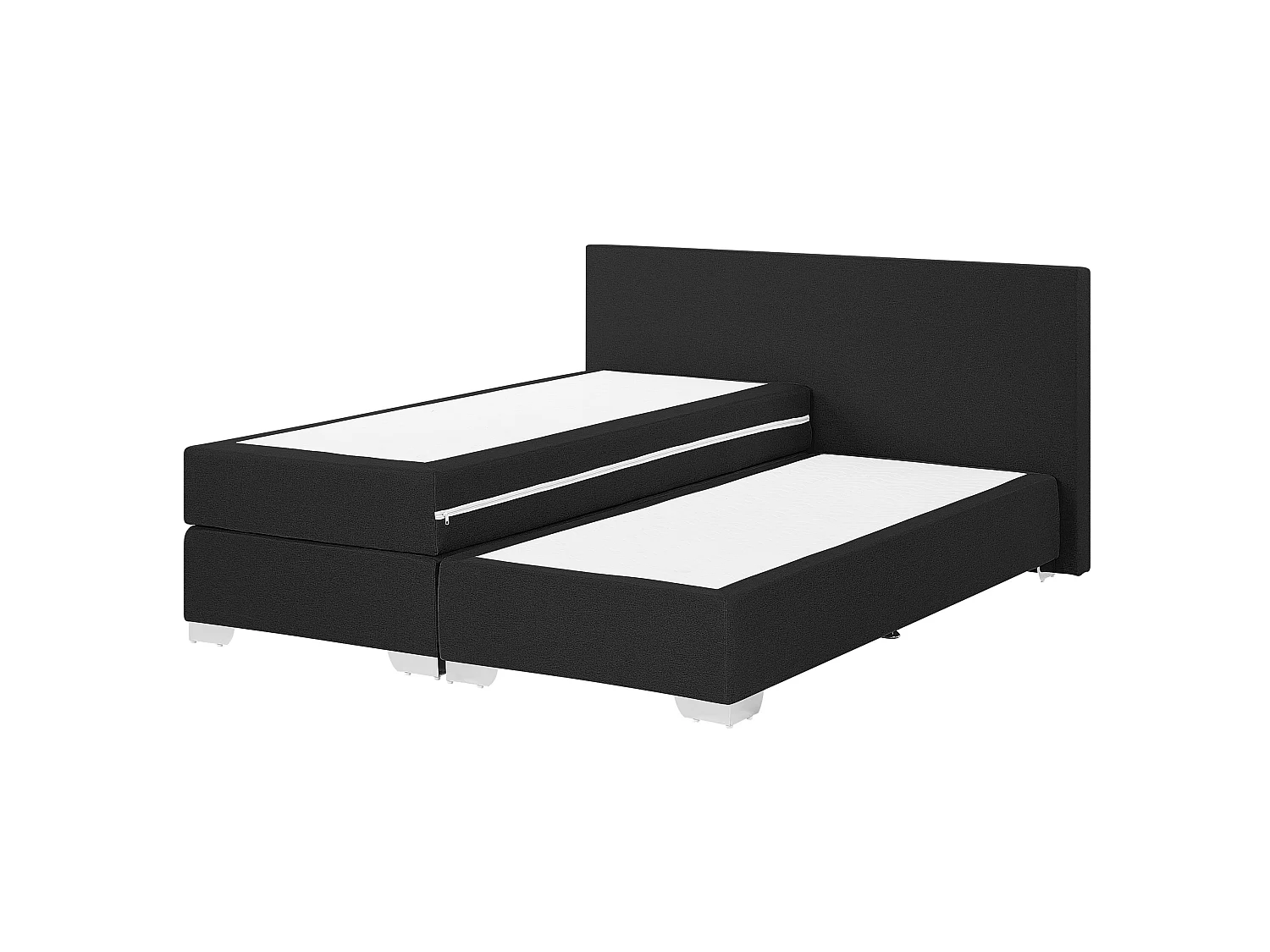 Boxspring Stof PRESIDENT 160 x 200 cm Zwart