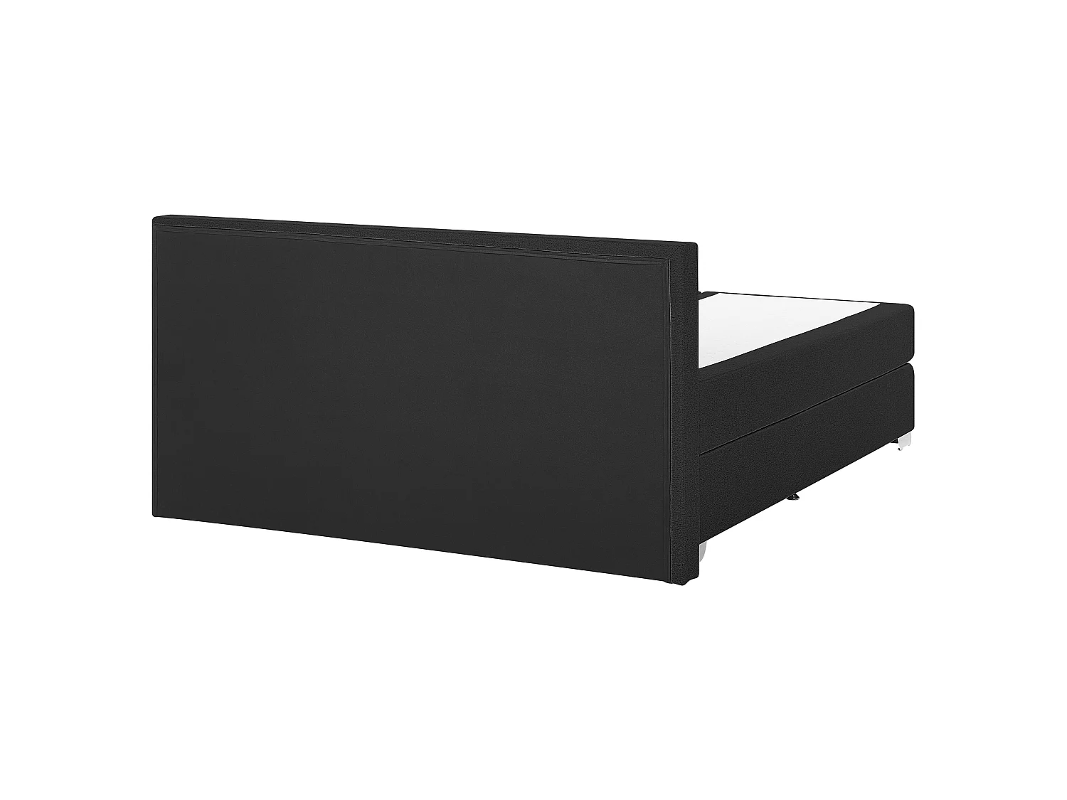 Boxspring Stof PRESIDENT 160 x 200 cm Zwart