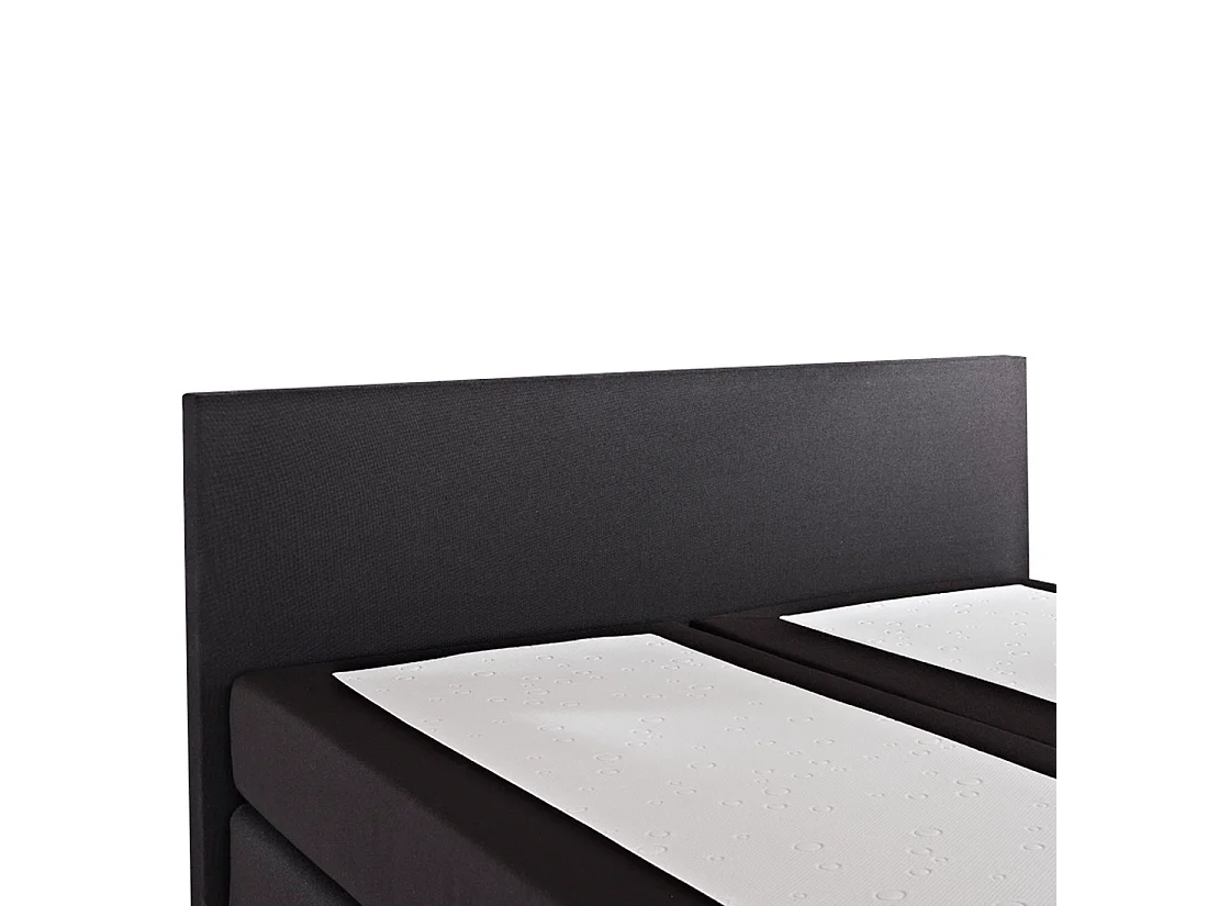 Letto Continentale Tessuto PRESIDENT 180 x 200 cm Nero