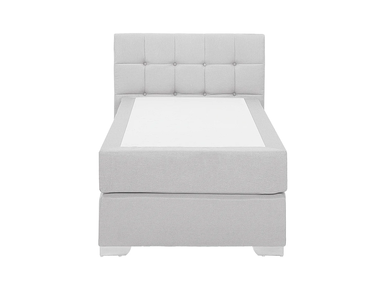 Łóżko kontynentalne ADMIRAL 90 x 200 cm Jasnoszary