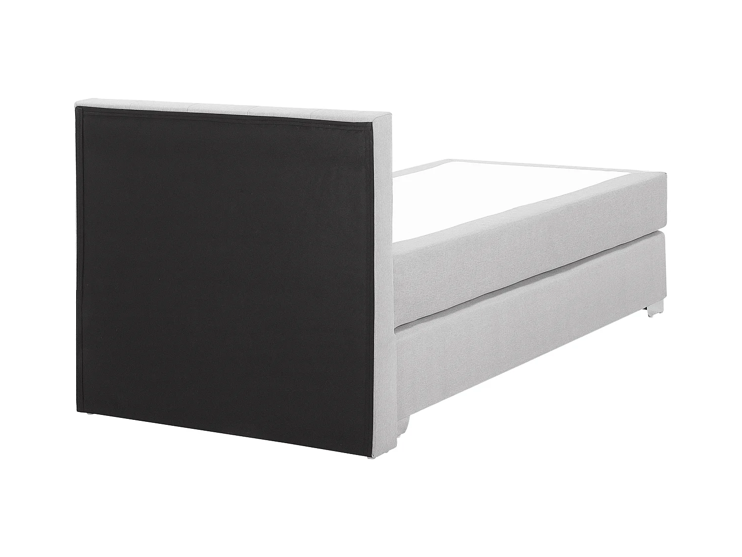 Łóżko kontynentalne ADMIRAL 90 x 200 cm Jasnoszary