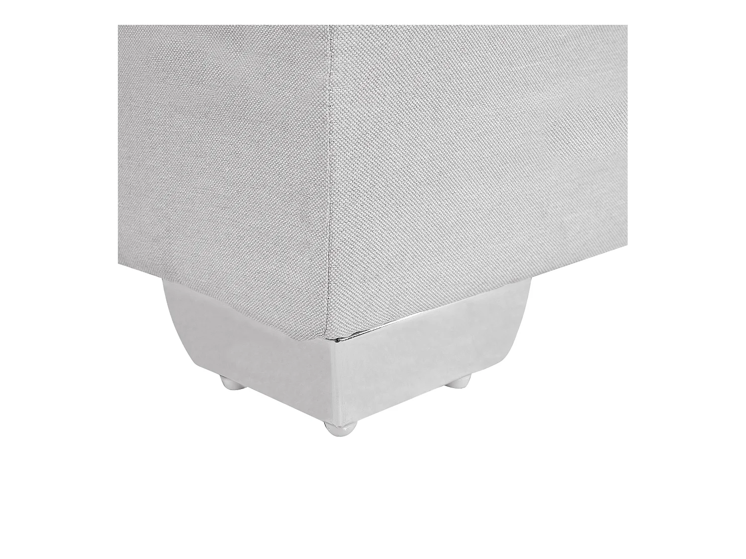 Łóżko kontynentalne ADMIRAL 90 x 200 cm Jasnoszary