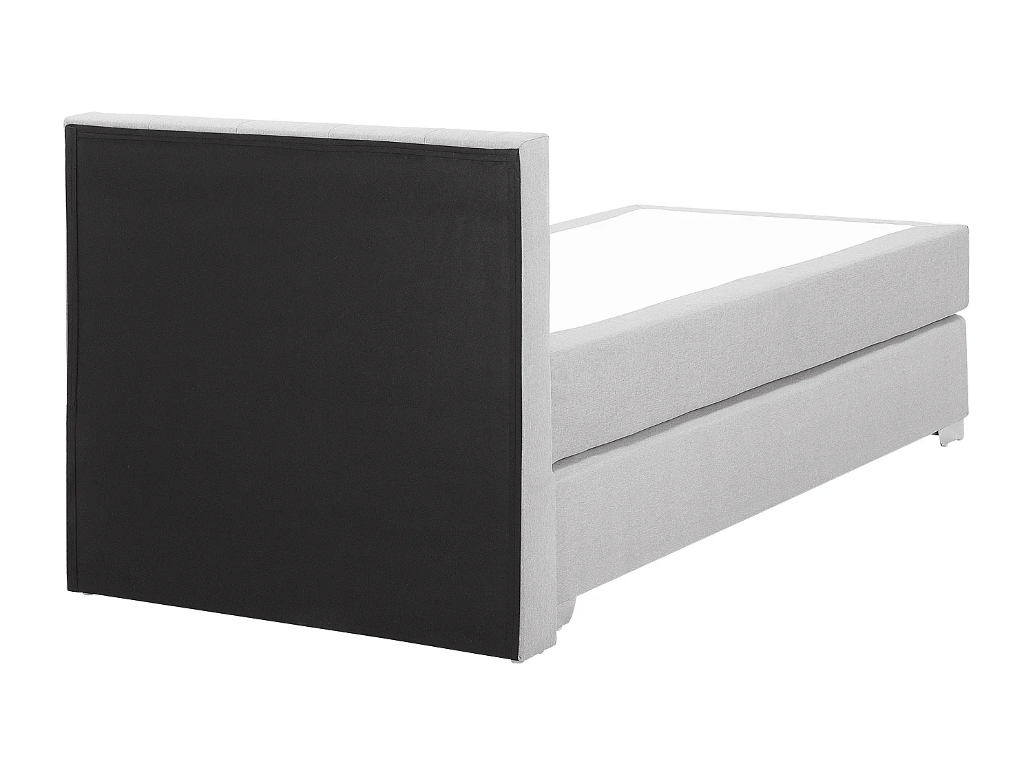 Łóżko kontynentalne ADMIRAL 90 x 200 cm Jasnoszary