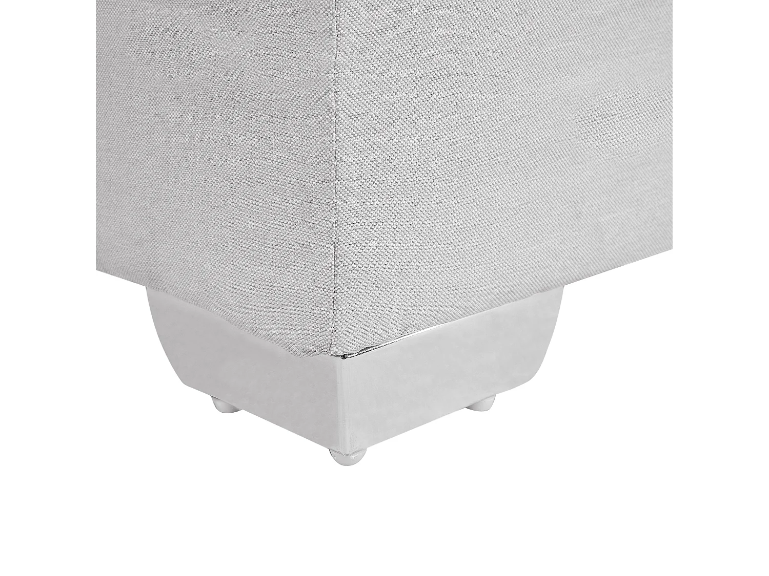 Łóżko kontynentalne ADMIRAL 90 x 200 cm Jasnoszary