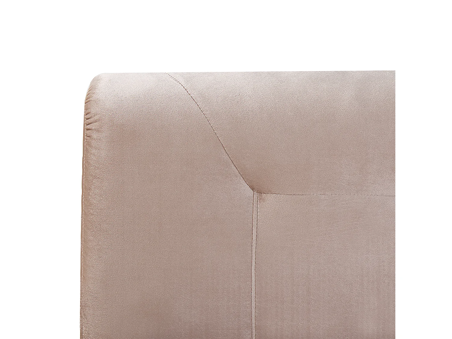 Boxspring Fluweel MARQUISE 160 x 200 cm Beige