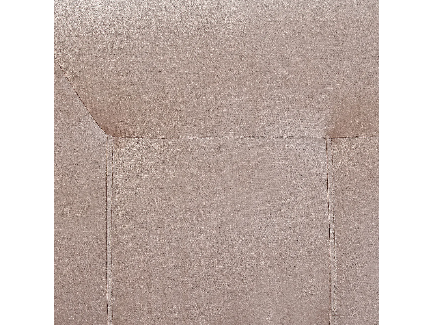 Letto Continentale Velluto MARQUISE 160 x 200 cm Beige