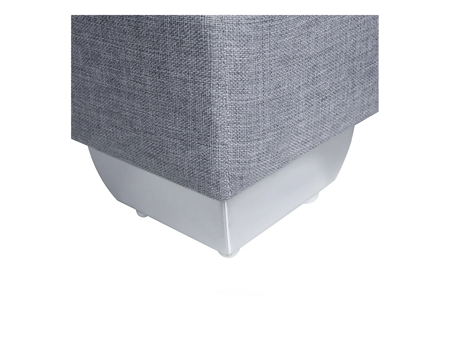 Boxspringbett Polsterbezug hellgrau 180 x 200 cm President