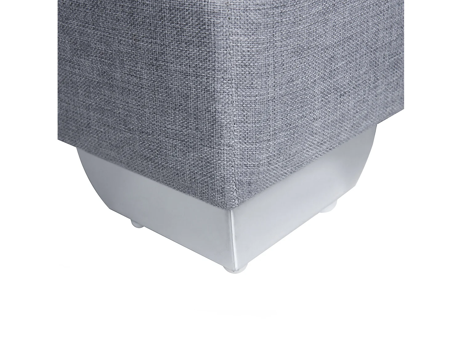 Boxspringbett Polsterbezug hellgrau 180 x 200 cm President