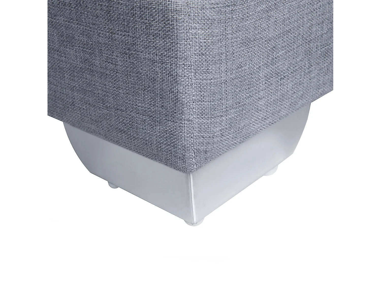 Boxspring Stof PRESIDENT 180 x 200 cm Lichtgrijs