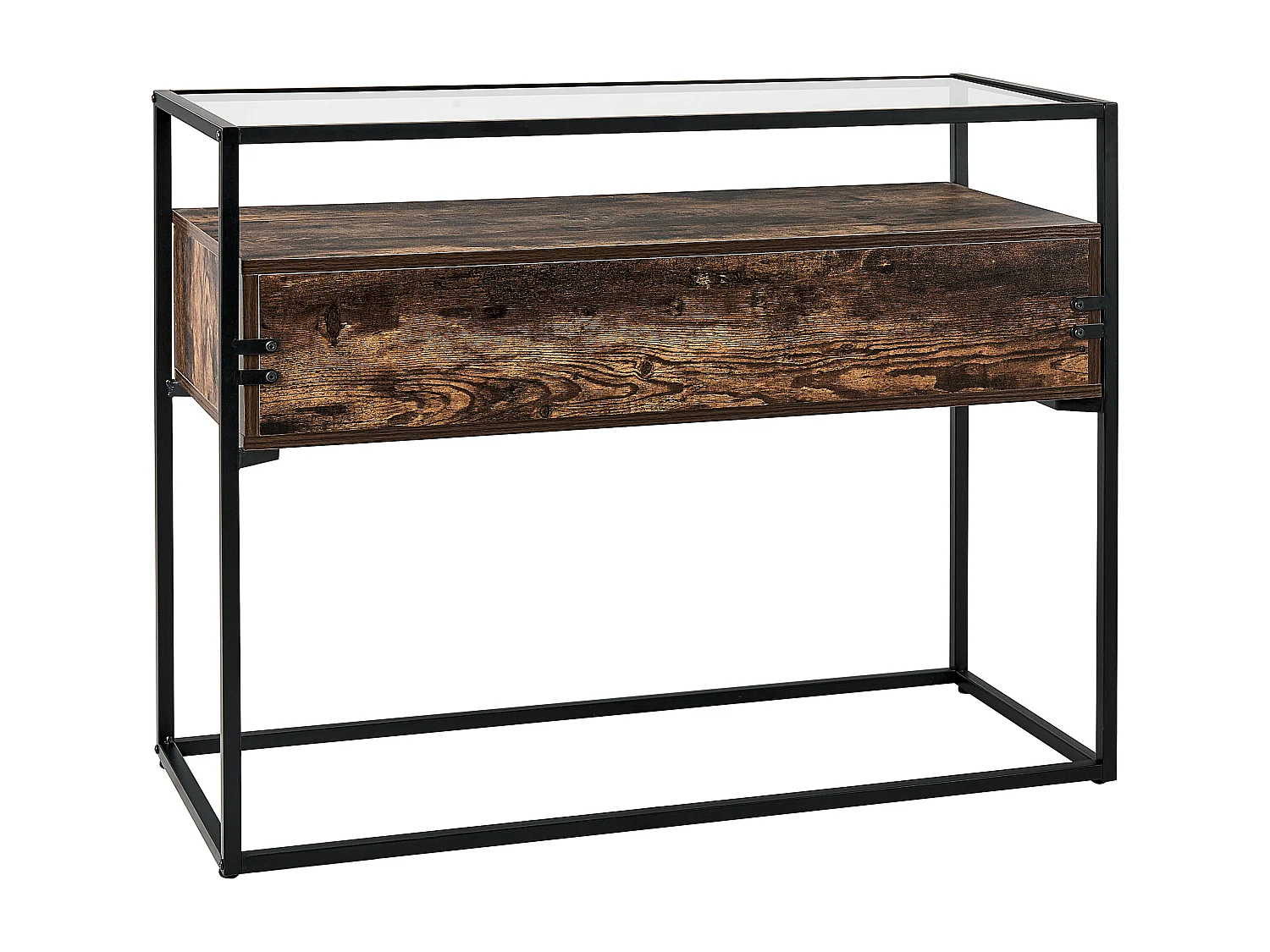 Console MAUK Marron foncé