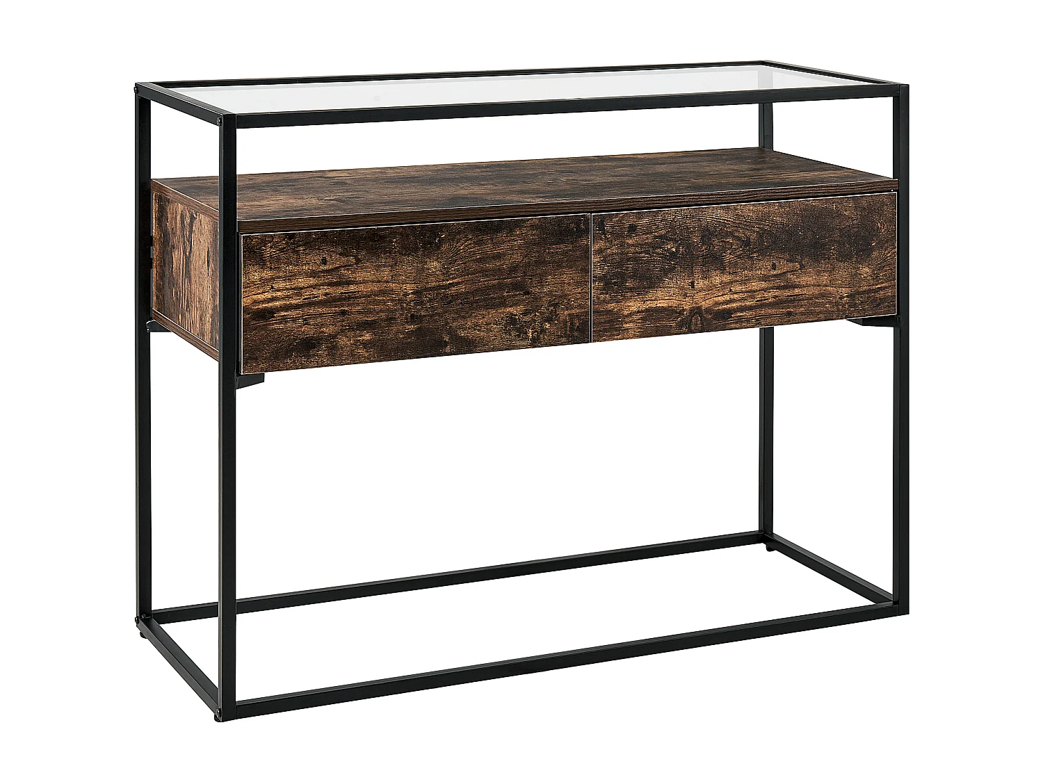 Console MAUK Marron foncé