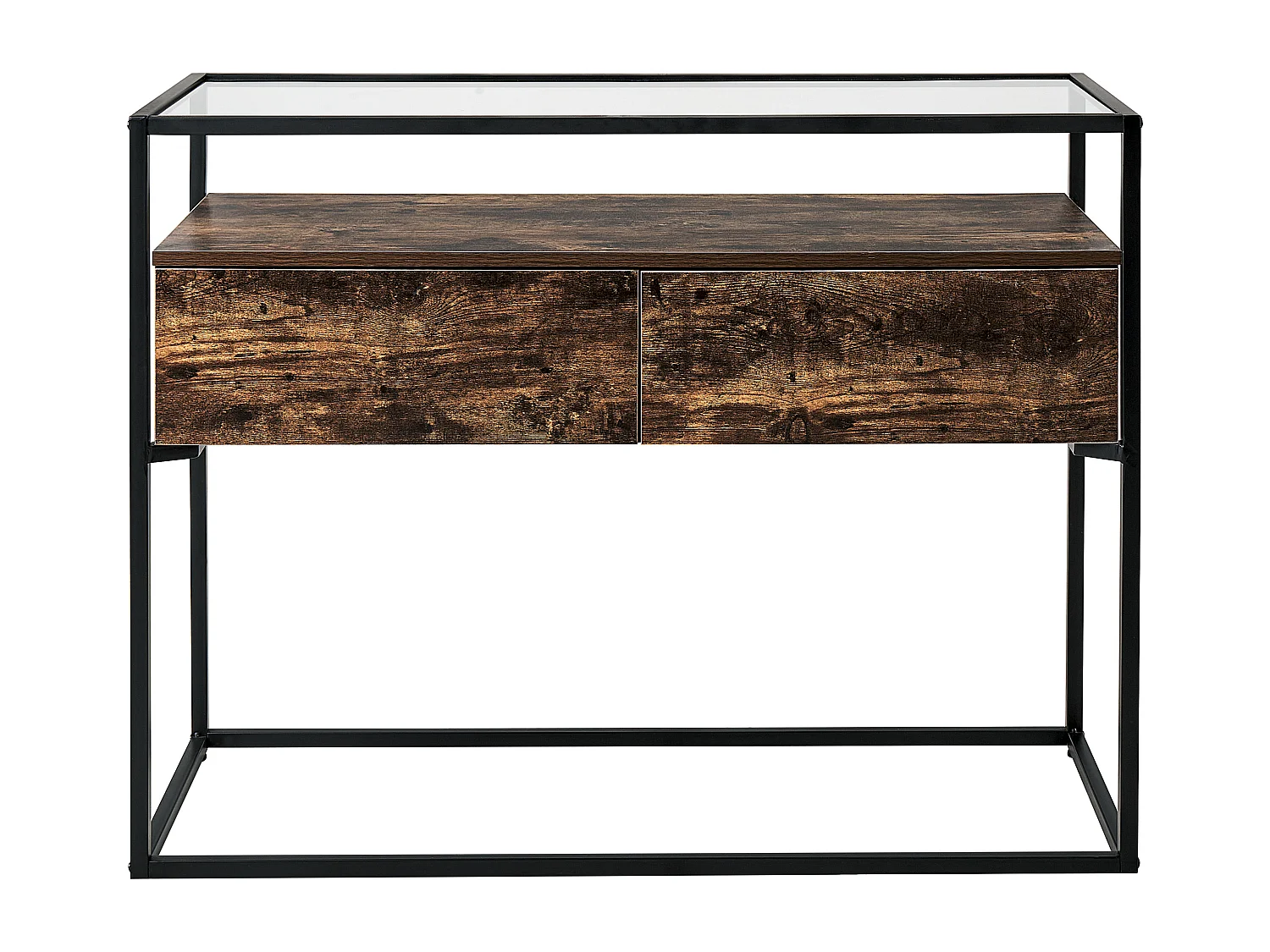 Console MAUK Marron foncé