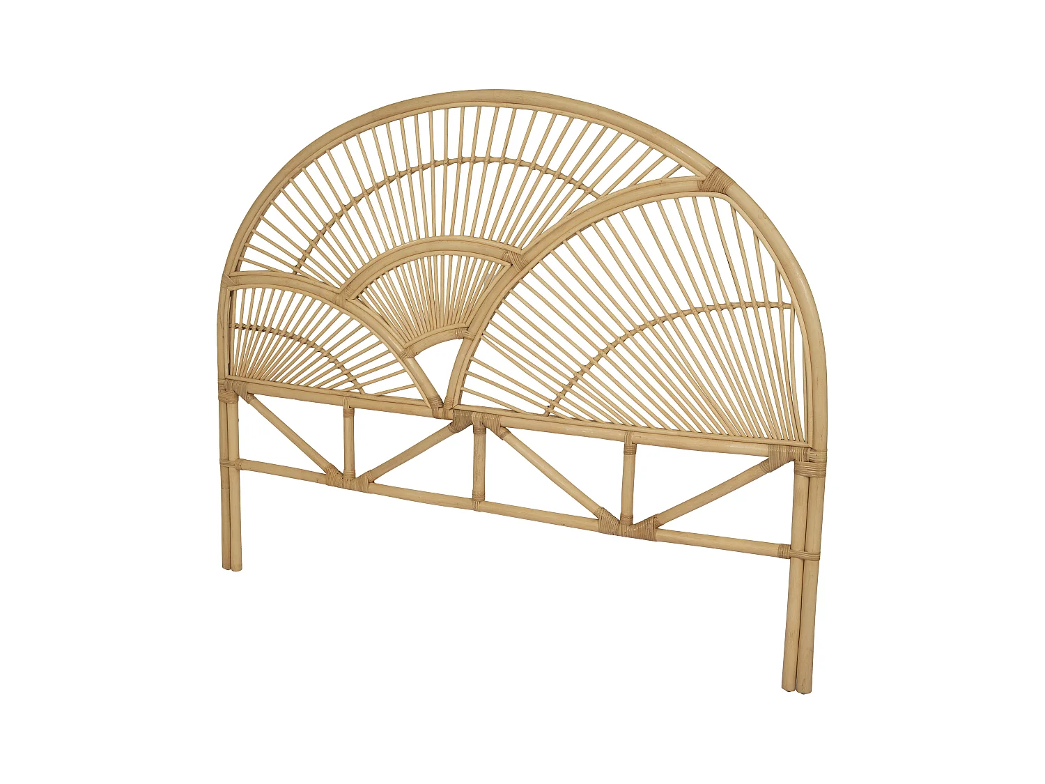 Cabeceira de cama 160 cm rotim natural - EFELA