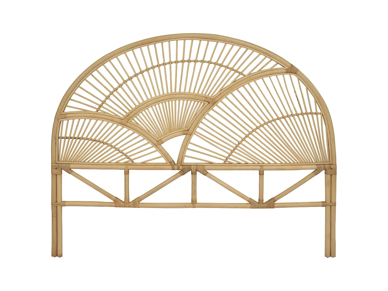 Cabeceira de cama 160 cm rotim natural - EFELA