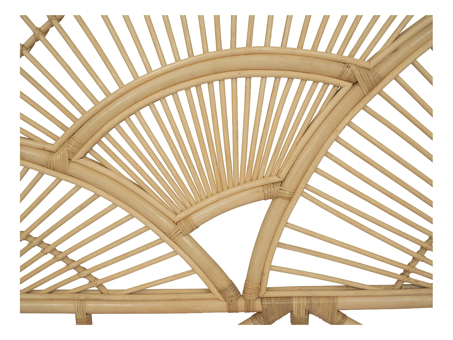 Sengegavl i naturfarvet rotting 160 cm EFELA