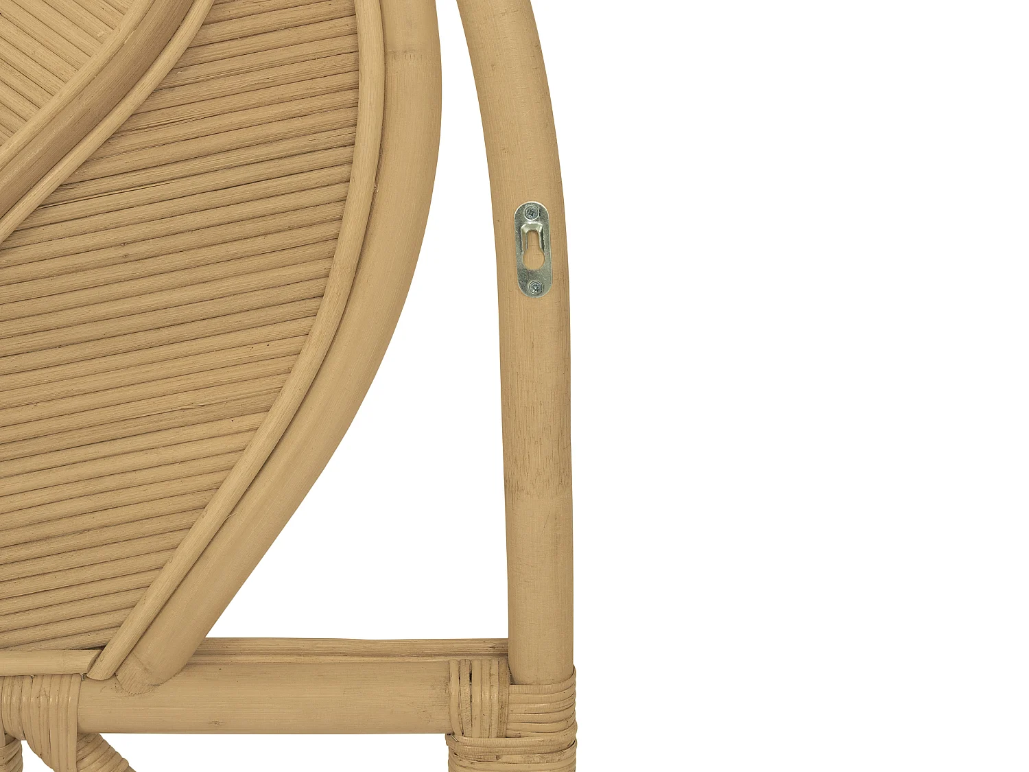 Bett-Kopfteil 160 cm - Rattan - Holzfarben - FLERIO