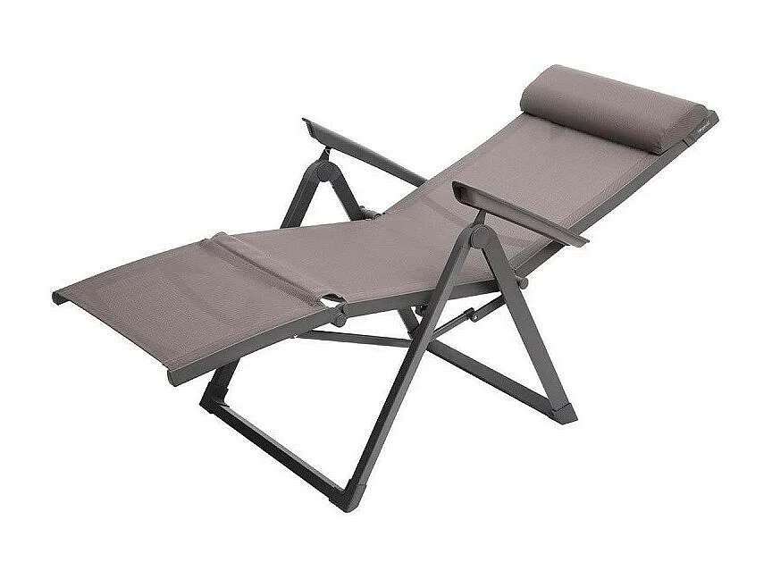 Chaise longue Decima Hespéride noisette/praline