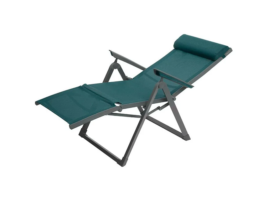 Chaise longue Decima Hespéride bleu canard/graphite