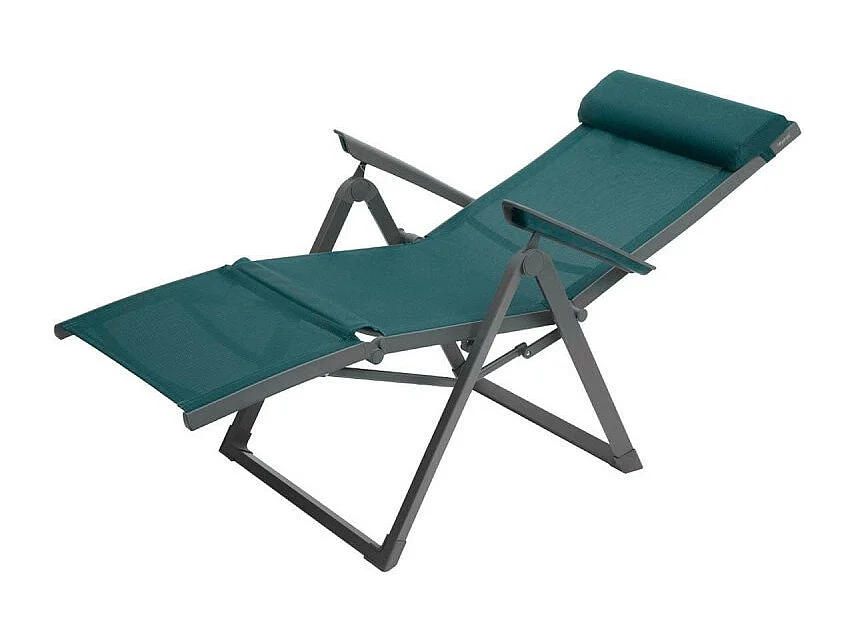 Chaise longue Decima Hespéride bleu canard/graphite