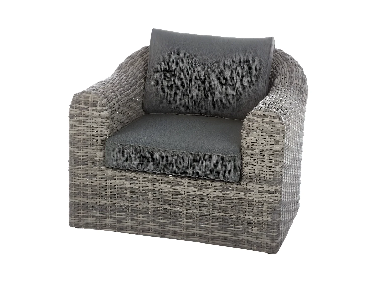 Fauteuil détente Moorea Hespéride terre ombre