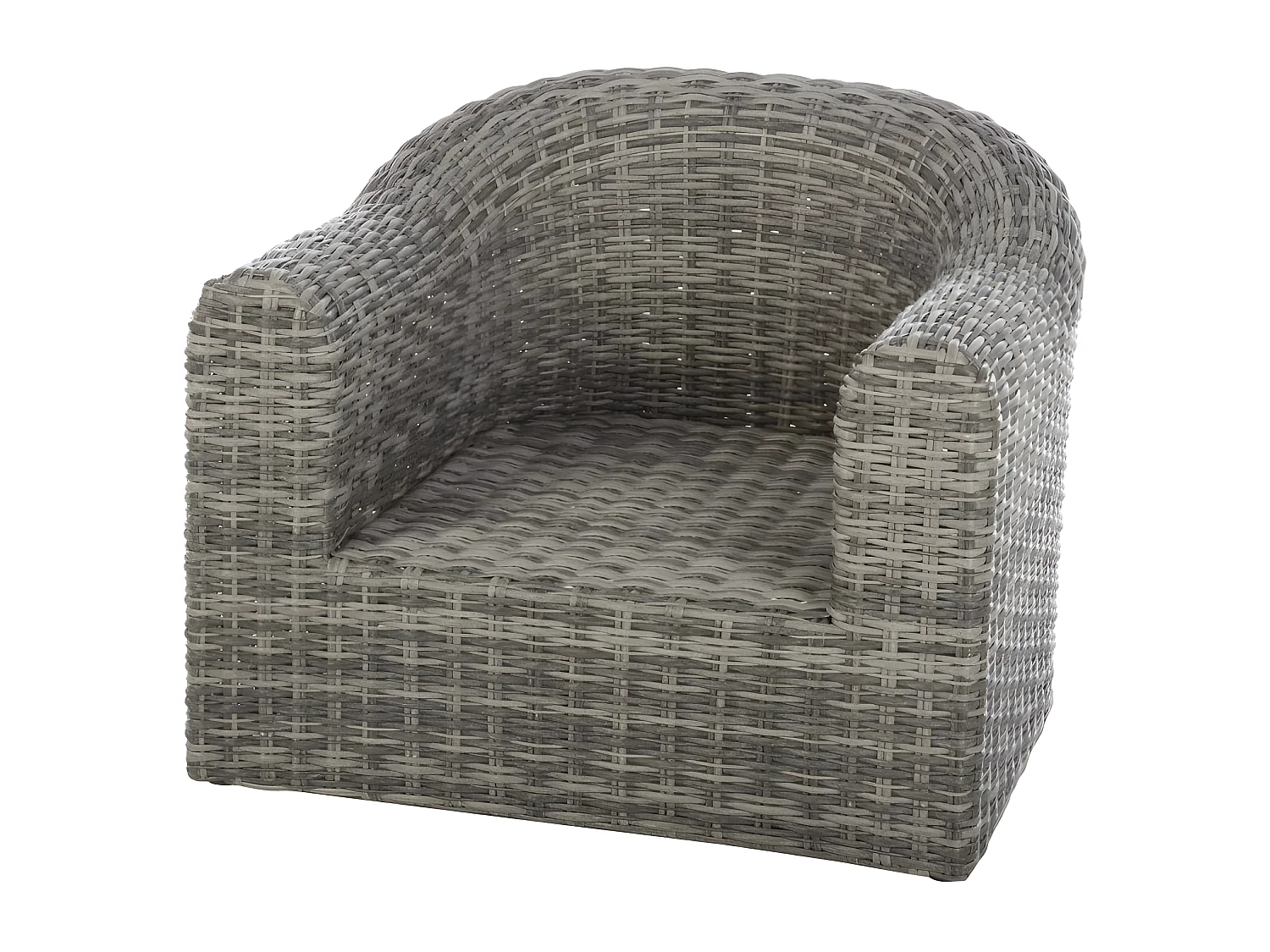 Fauteuil détente Moorea Hespéride terre ombre