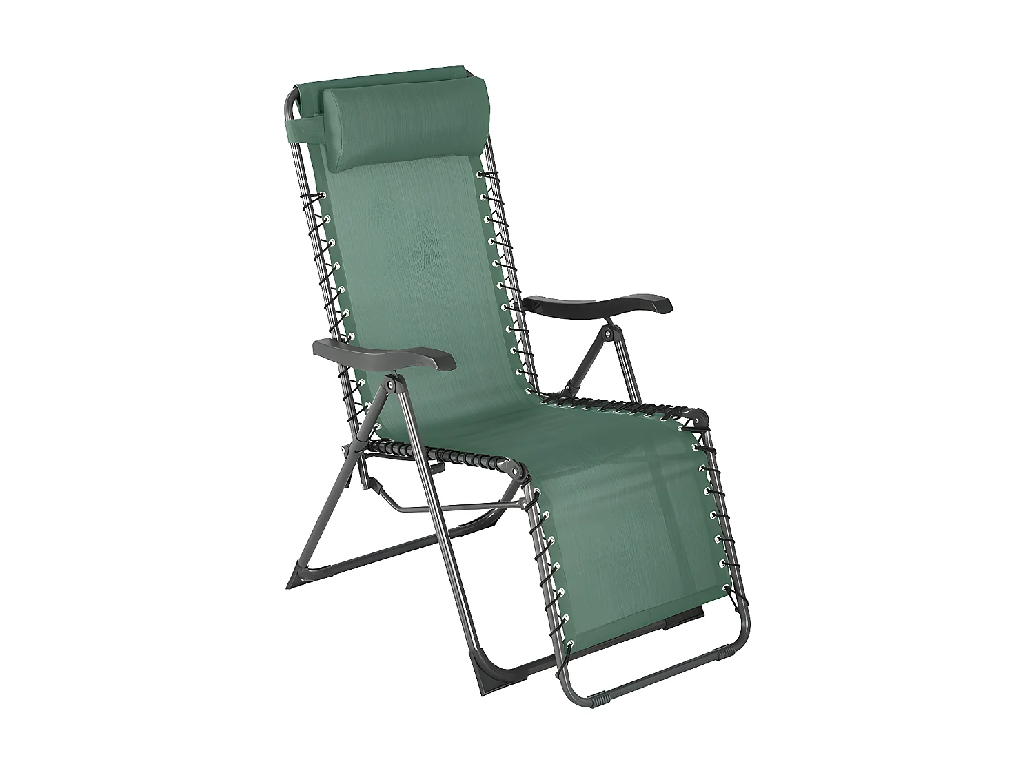 Fauteuil détente d'extérieur Hespéride Silos vert olive