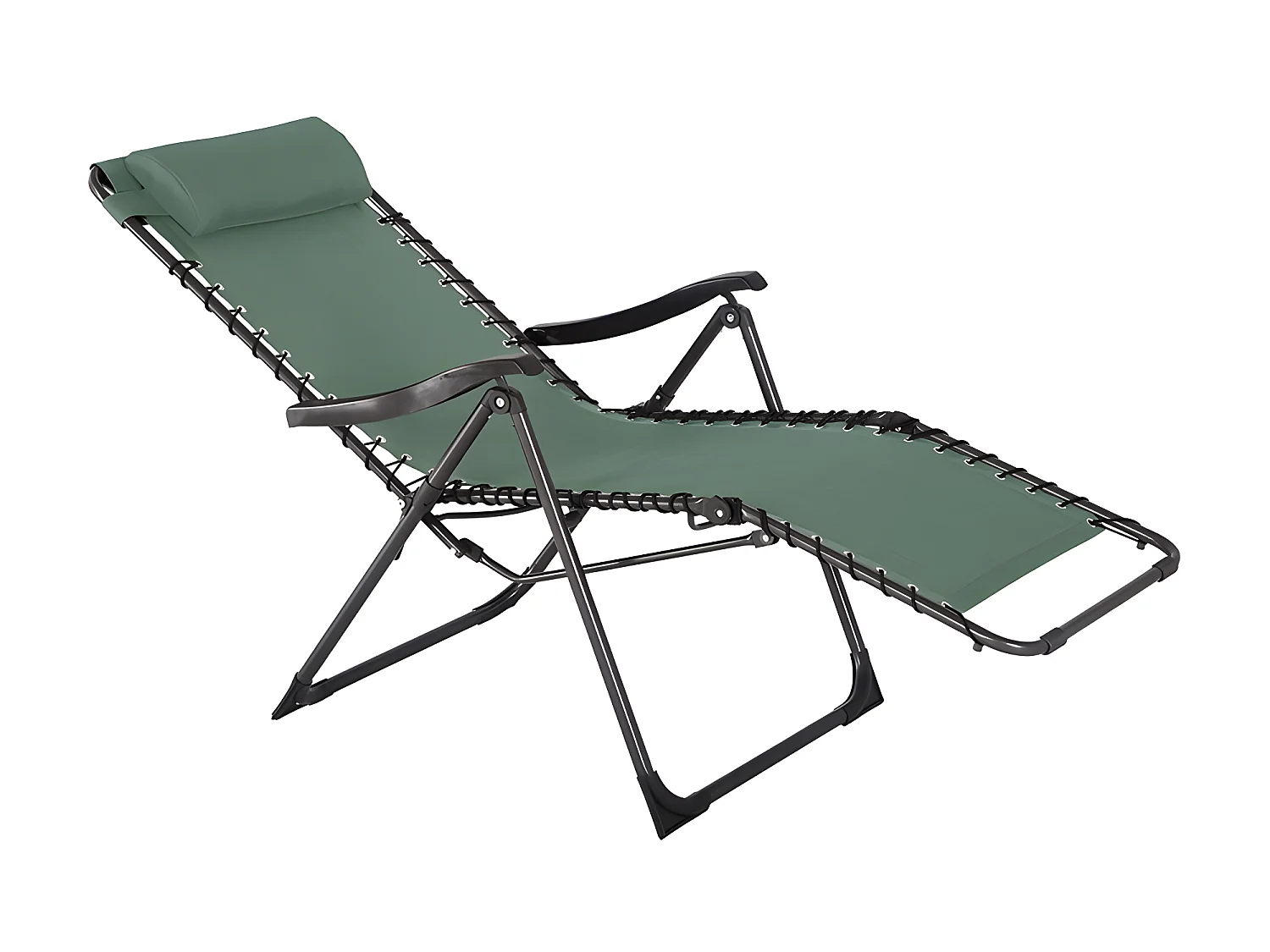 Fauteuil détente d'extérieur Hespéride Silos vert olive